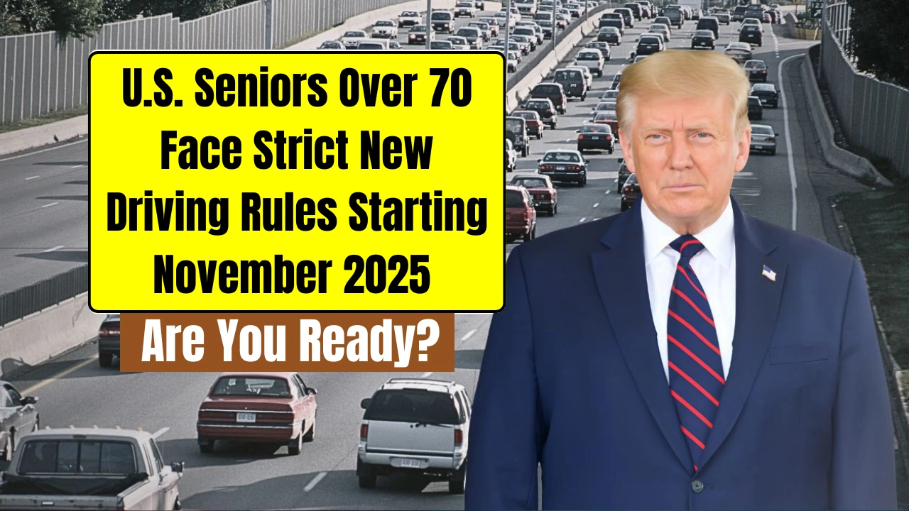 U.S. Seniors Over 70 Face Strict New Driving Rules Starting November 2025